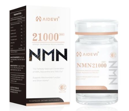AIDEVI NMN 21000 (70粒裝) 逆齡補充劑 延緩衰老 天然植物精華 提升NAD+ 肌膚美白 全新升級 Exp:2027/11