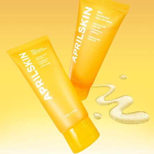 韓國直送 APRILSKIN – 【最新版】金?菊花去角質撕拉面膜 100g【平行進口】深層清潔 去角質 敏感肌用