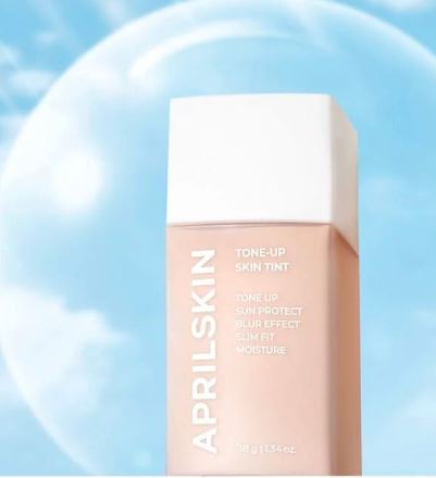 新包裝不連Puff APRILSKIN 裸肌透亮UV素?霜 2027/05