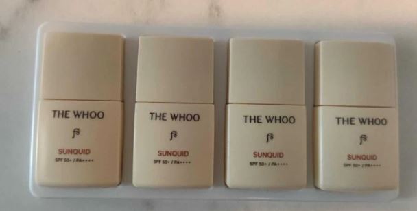 韓國直送 WHOO后 新款空氣冰爽防曬套裝 (平行進口) 轉新 包裝 13mlx4pcs