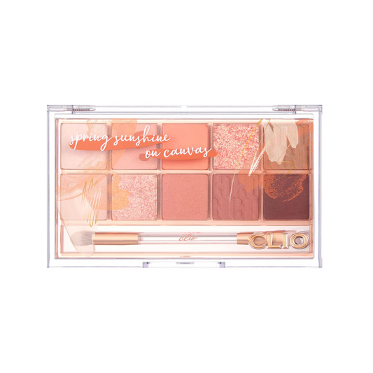 {Green Price♻️} CLIO | Pro Eye Palette 10色眼影組合 #15 Spring Sunshine On Canvas