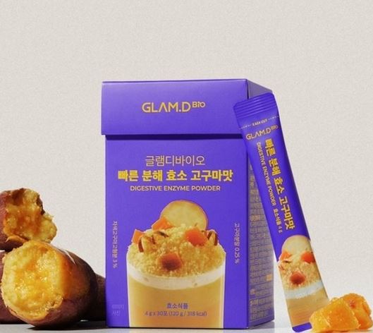即食分解酵素粉 蕃薯味 (30包 x 4g) (平行進口) 此日期前最佳 2026年