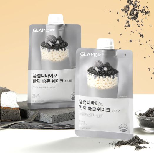 韓國直送Glam D 特濃黑芝麻味 代餐 (平行進口）2027/04