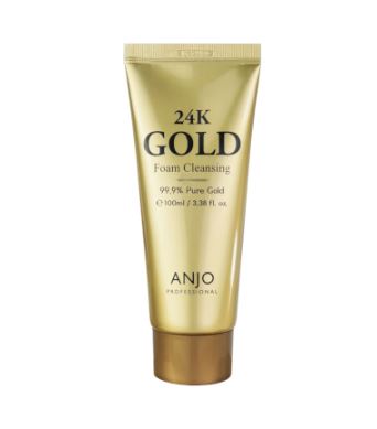 韓國直送 ANJO神級養膚24K黃金淨嫩泡泡洗面乳100ml (平行進口) 2028/09