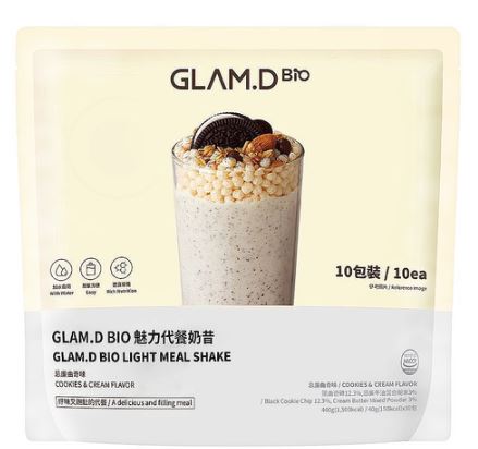 GLAM.D代餐奶昔 忌廉曲奇味(一袋10包) 2026/12