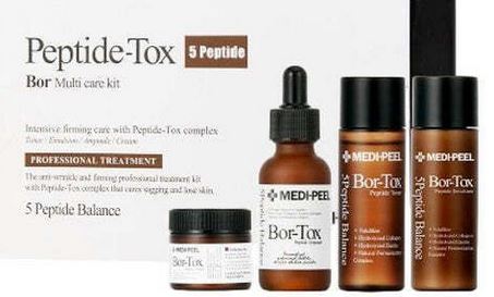 韓國直送 [Medipeel] PEPTIDE-TOX 肉毒抗皺體驗套裝 (爽膚水 30ml + 乳液 30ml +精華 30ml +面霜 50g) 送禮套裝 護膚套裝 美容套裝