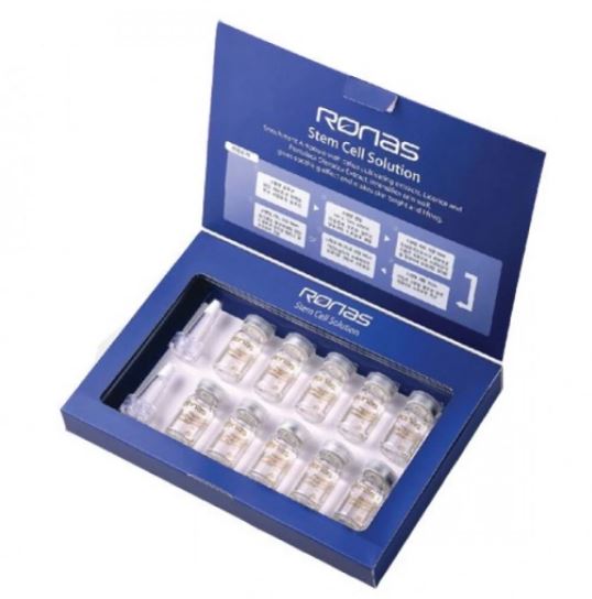 韓國直送 Ronas 幹細胞安瓶精華 5ml x10支 套裝 修復、做完針、facial treatment、煥膚、激光、磨皮