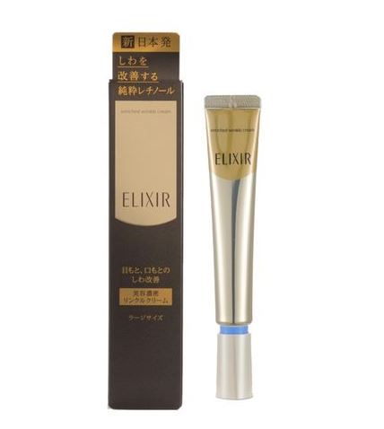 日本直送 ELIXIR 資生堂 眼部抗皺精華 眼霜 怡麗絲爾 膠原超抗皺眼唇精華乳 (平行進口) 15G