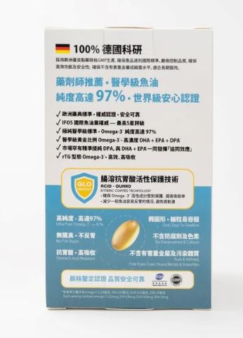 the GLOBALab - OmegaGlobe 極地深海魚油 60粒裝