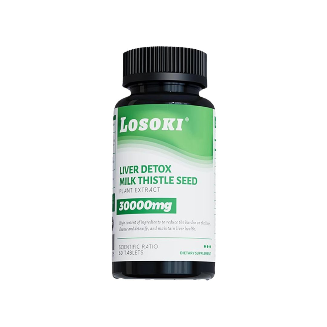 Losoki 水飛薊護肝片｜水飛薊護肝 × 解毒增活力 × 抗氧化解毒 × 天然護肝 × 全面提升健康